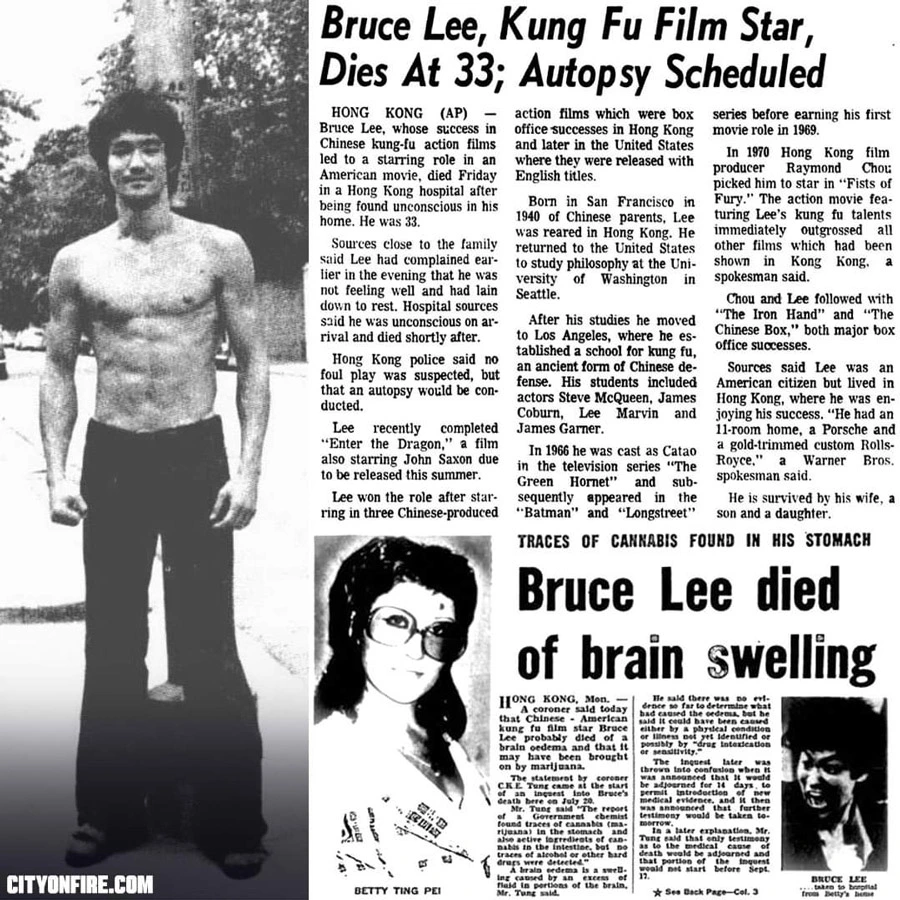 Obituario de Bruce Lee