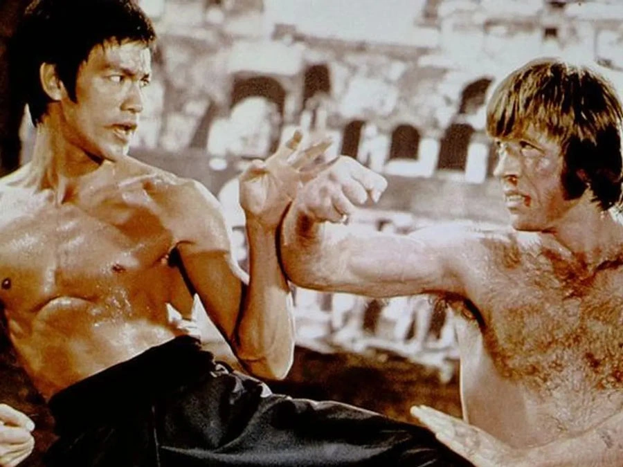 Chuck Norris y Bruce Lee