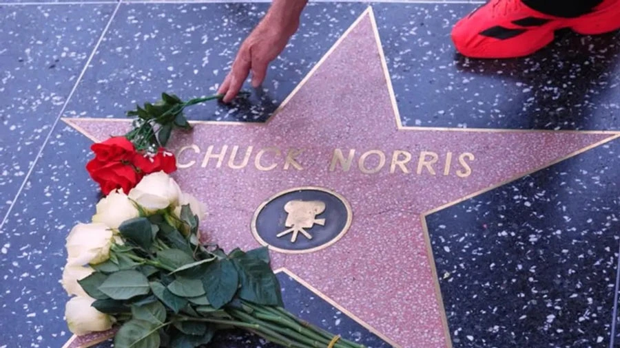Chuck Norris estrella de Hollywood
