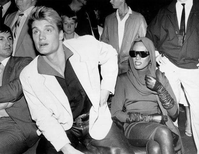 dolph lundgren y grace jones