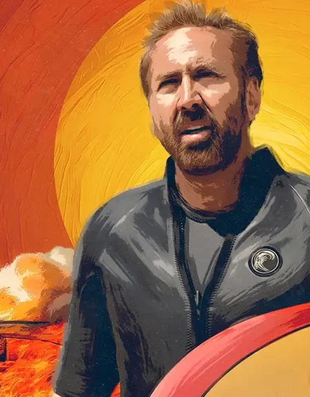 The Surfer (2024): Nicolas Cage convierte la playa en una pesadilla